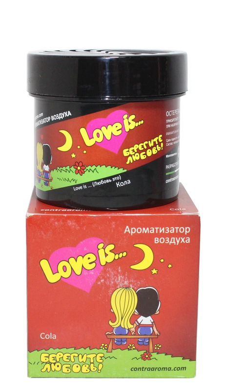 Ароматизатор LOVE IS  банка COLA
