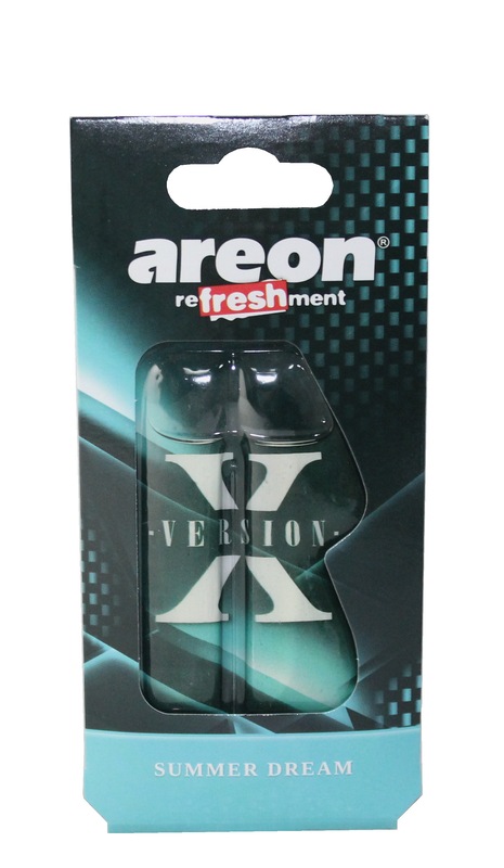 (AREON) Ароматизатор подвесной гелевый X-Ver REFRESHMENT LIQUID, аромат Summer Dream 24