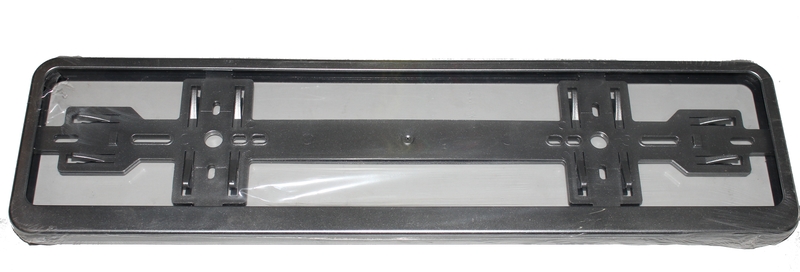 рамка под номер пластиковая усиленная СЕРЕБРО