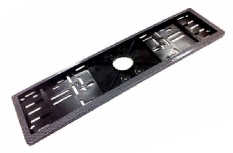 Рамка хром пластмасс SLP17-2 карбон