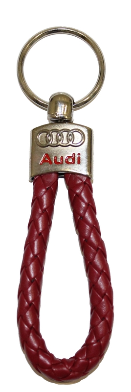 Брелок кожа косичка Audi