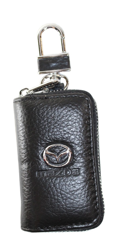 Ключница кожаная с логотипом MAZDA
