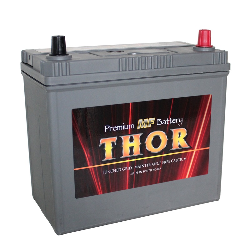 THOR Asia 6СТ-60 Ач о.п. тонкие клеммы [д235ш127в220550А] (75B24L SMF) 