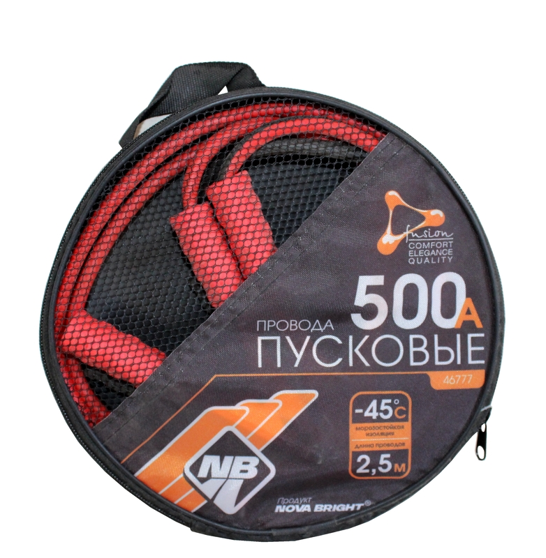 Провода прикуривания 500А NOVA BRIGHT 46777 морозостойкие