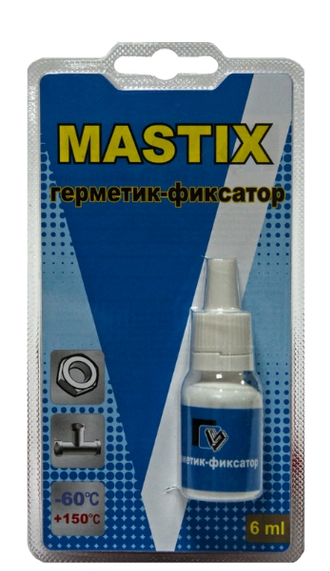 Холодная сварка Герметик-фиксатор резьбовых соединений 6 мл (Mastix)..
