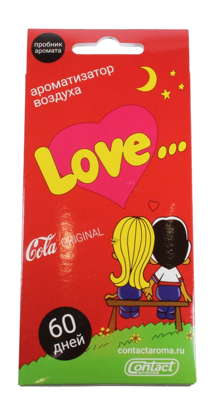 лист  Love is...  кока кола