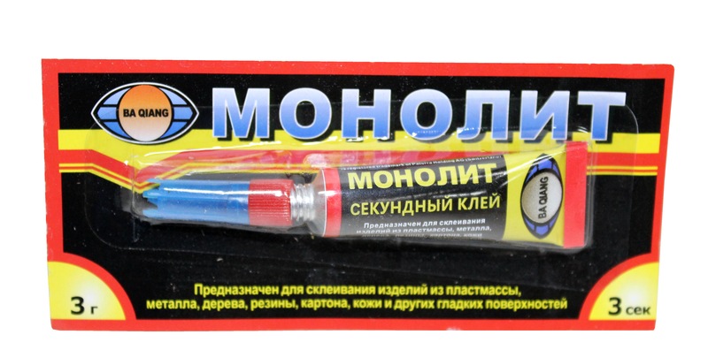 Клей VIOR Монолит секундный 3г.