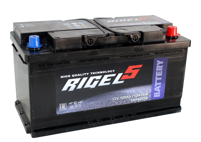 RIGEL 5 6СТ-100 Ач о.п.  д353ш175в190750А  (SMF60038)