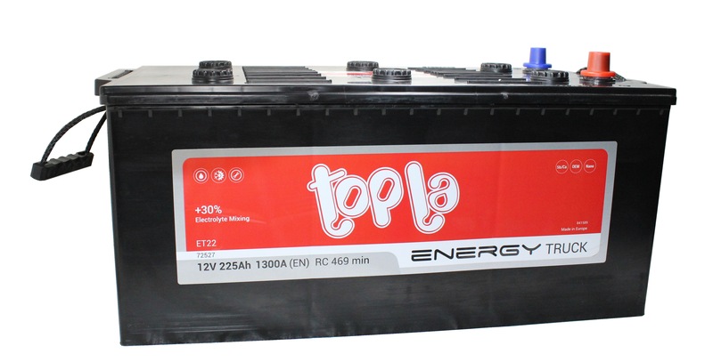 TOPLA Energy 6СТ-225 Ач о.п. евро [д518ш273в2141300А] (72527)