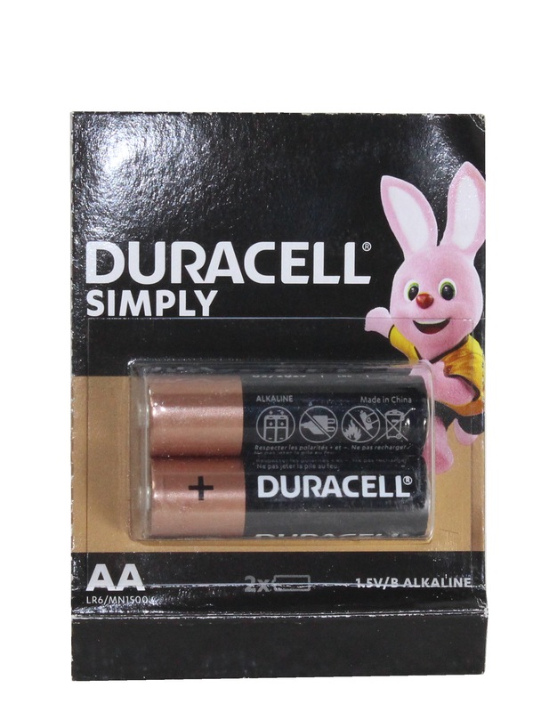 Батарейки DURACELL SIMPLY LR6 MN1500 1.5V SIZEAA