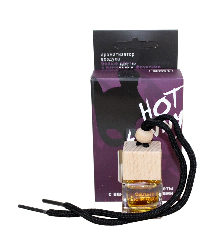 Ароматизатор BLACK FOX БОЧОНОК с ароматом HOT Bunny-Белые цветы с ванилью и фруктами 8 мл