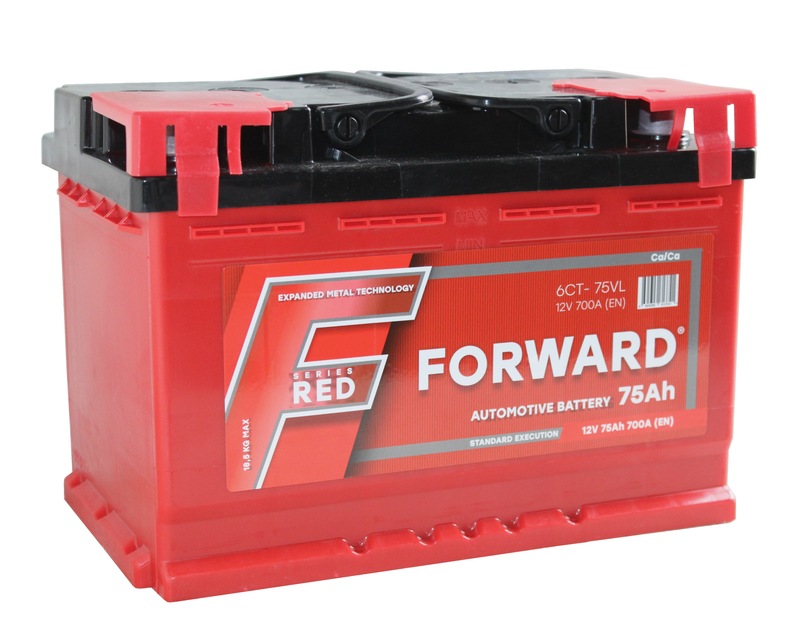 FORWARD Red 6СТ-75 Ач VL п.п.  д276ш175в190700А   L3  (ЕАЗ)