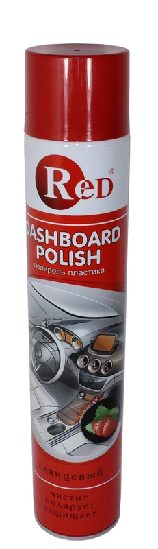 Полироль пластика аэрозоль клубника 750мл РЕД