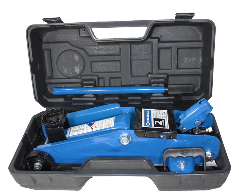 Домкрат  2т ВЕРТ 300мм подкатной (синий)