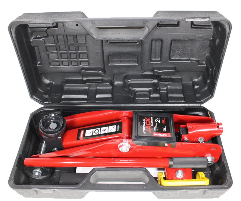 Домкрат 2т 135-320мм подкатной PATRON в кейсе