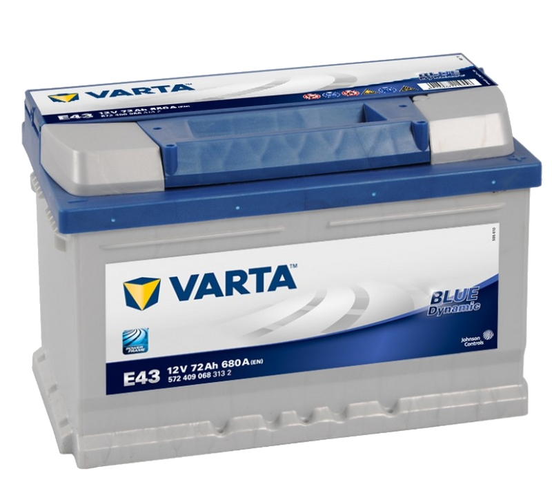 Varta BD 6CT-72 R+низкий