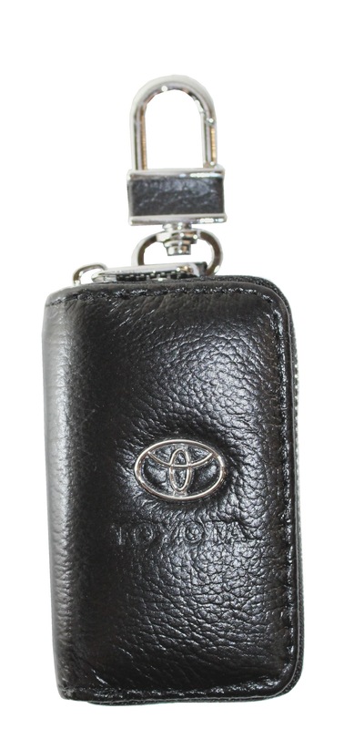Ключница кожаная с логотипом Toyota