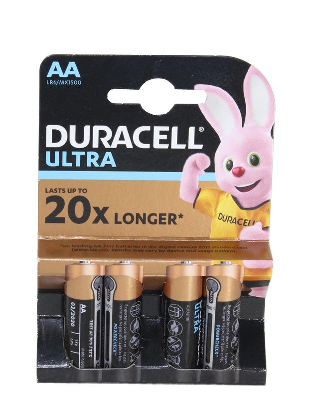 Батарейки DURACELL ULTRA LR6 MX1500 1.5V SIZEAA