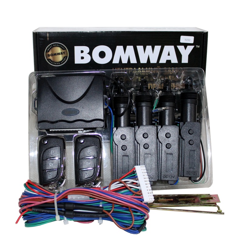 Комплект центральных замков BOMWAY BCS-E2-Y232  с блоком управления и пультами