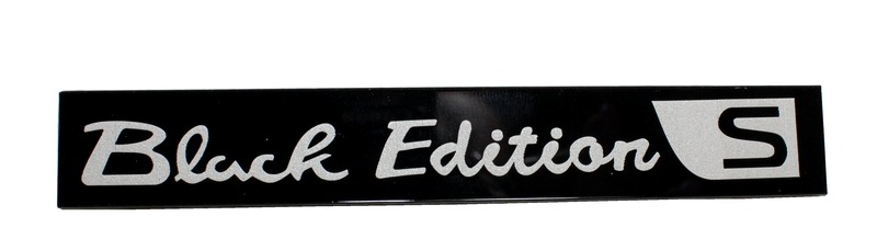 Шильдик BLACK EDITION черный