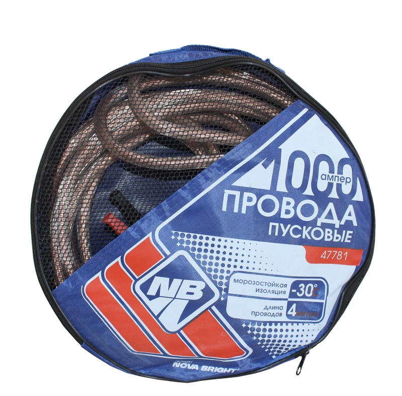 Провода прикуривания 1000А NOVA BRIGHT 47781