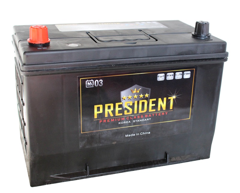 PRESIDENT 6СТ-100 Ач п.п. нижнее крепление  д305ш172в225720А  (115D31R)
