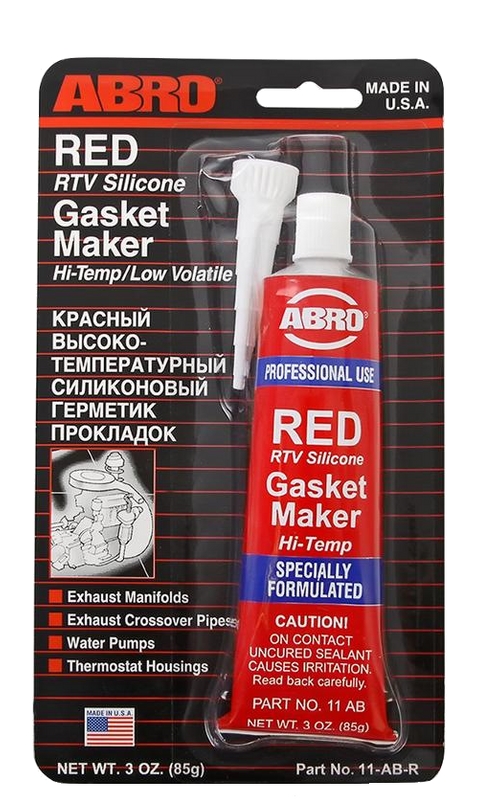 Герметик  ABRO  красный..