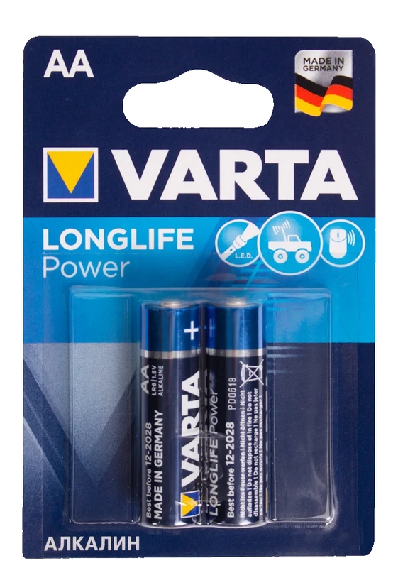 Батарейки VARTA ENERGY LR6 1.5V SIZE AA - 2шт