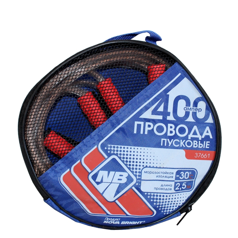 Провода прикуривания 400А NOVA BRIGHT 37661