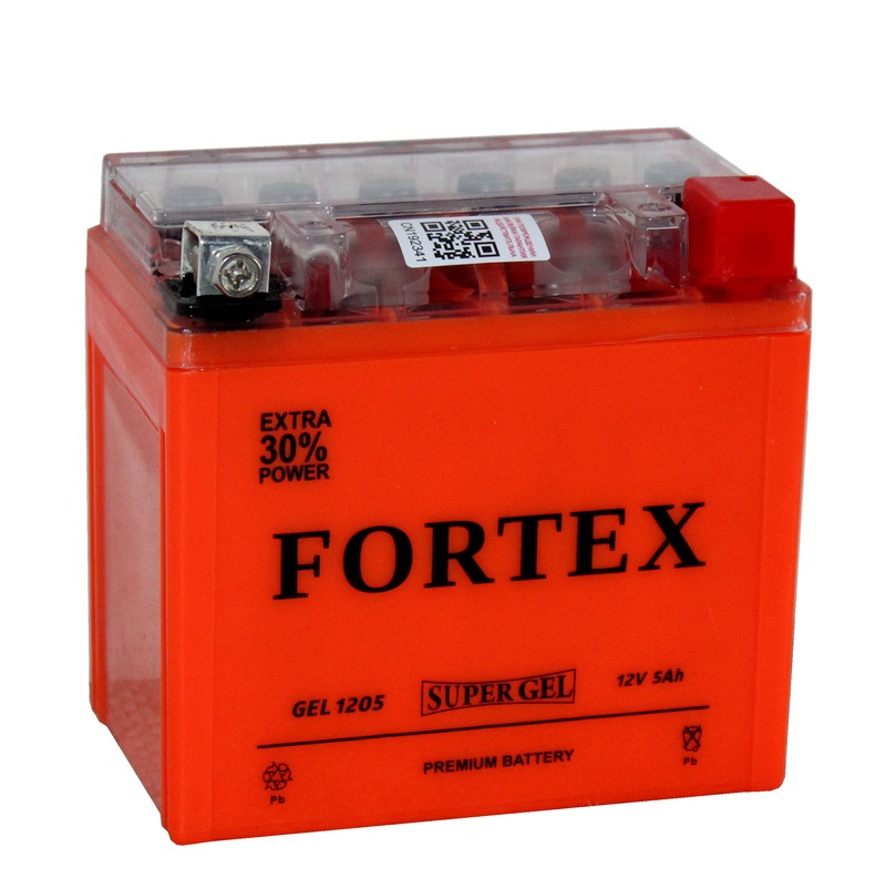 FORTEX GEL СТ-1205 12V5 Ач о.п.  д113ш70в10580A  (YTX5L-BS)