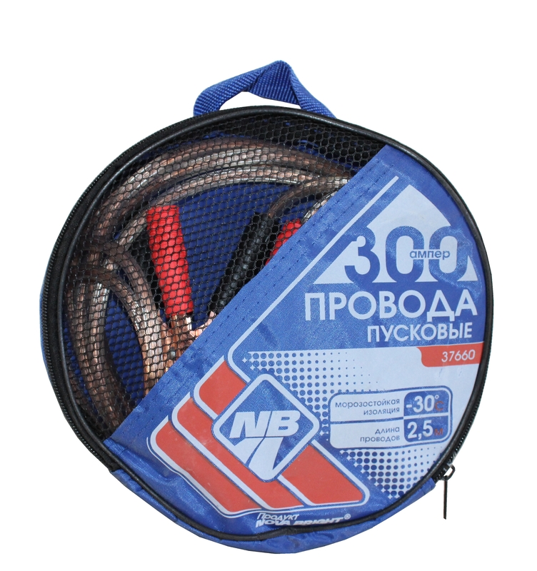 Провода прикуривания 300А NOVA BRIGHT 37660