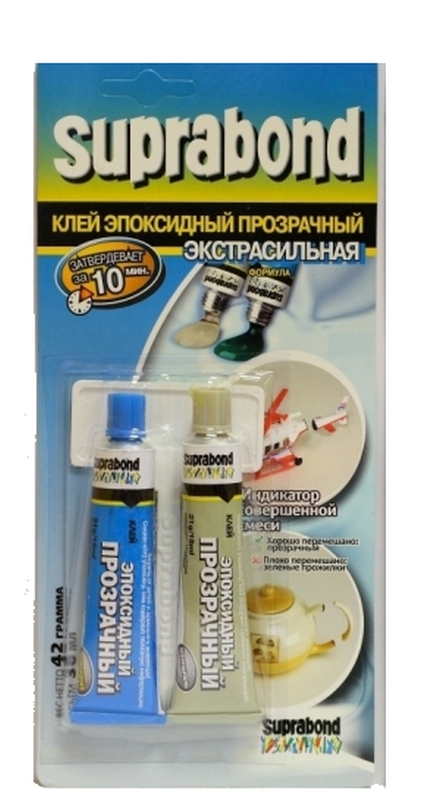 Холодная сварка Poxipol Suprabond  20г 14мл (прозрачный)