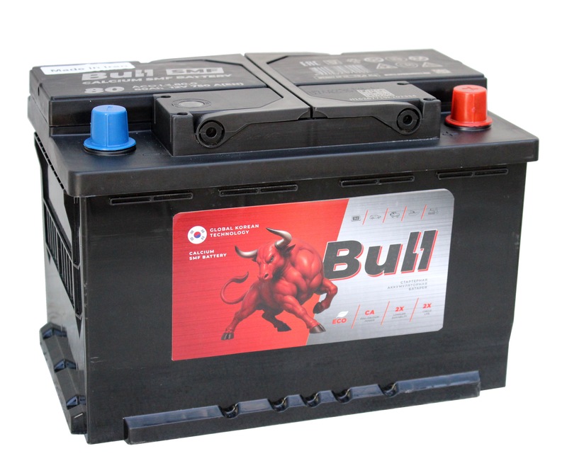 BULL 6CT-80 Ач о.п.  д276ш175в190750А