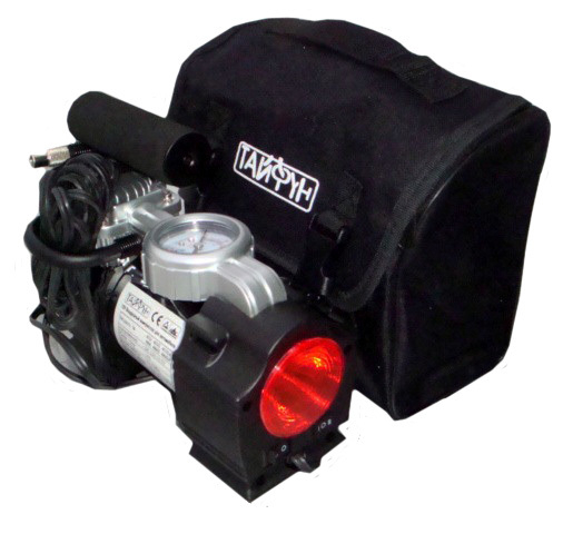 Компрессор авто 12V 403H (ТАЙФУН) с фонарем