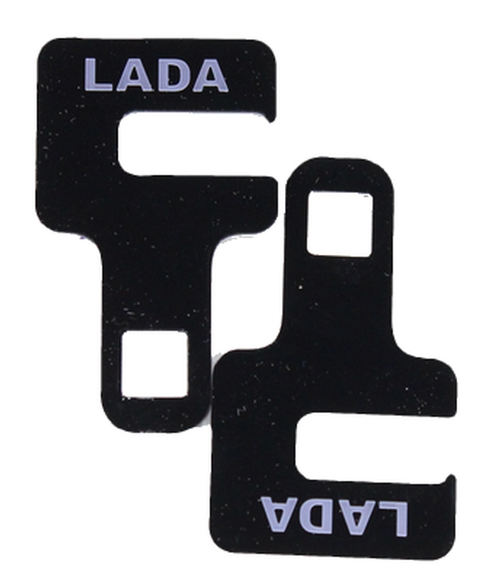 Заглушка ремня безопасности из орг стекла с фиксацией МАШИНА