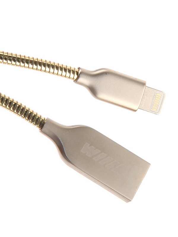 Кабель USB- Lightning WIIIX CB850-U8-Z-10BR бронз