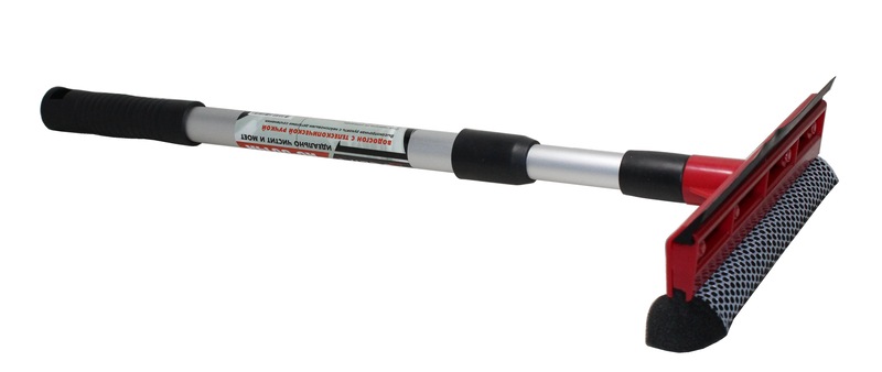 Водосгон с губкой АС-5014A 8 с телескопической ручкой 45-70см (24)