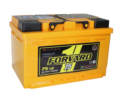 FORVARD Turkey 6СТ-75 Ач о.п. низкий [д276ш175в175720А]