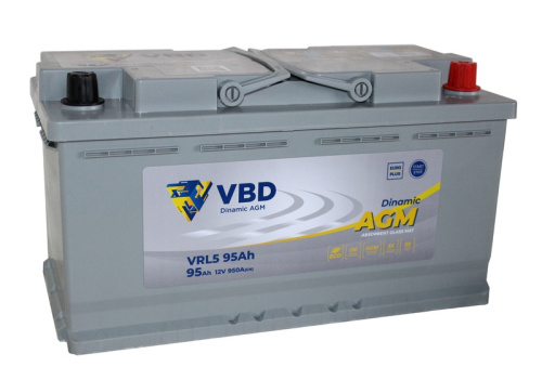 VBD AGM 6СТ-95 Ач о.п.  д353ш175в190950А