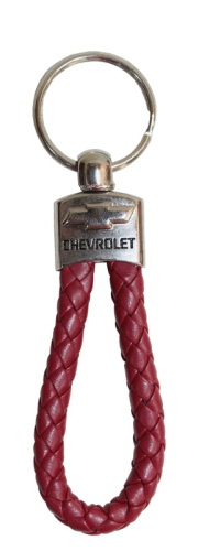 Брелок кожа косичка Chevrolet