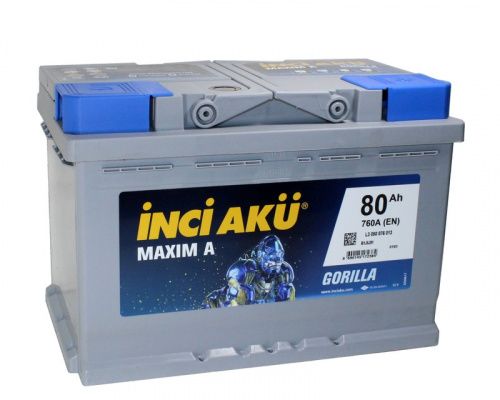 Inci Aku MAXIMA 6СТ-80 Ач о.п. [д278ш175в190760А] SMF [L3]