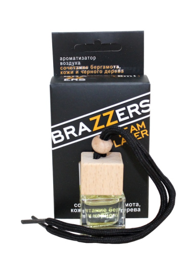 Ароматизатор BLACK FOX БОЧОНОК с ароматом BRAZZERS-Сочетание бергамота, кожи и черного дерева 8 мл