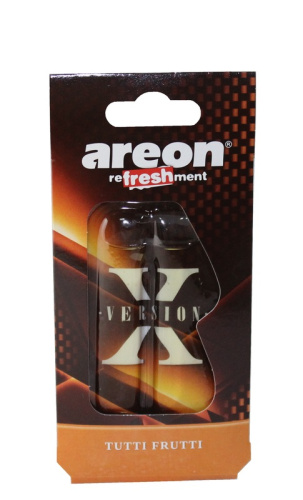 Ароматизатор подвесной гелевый AREON X-Ver REFRESHMENT LIQUID, аромат Tutti Frutti 24