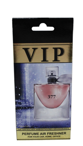 Ароматизатор CARIBI Ёлочка VIP 377 по мотивам Lancom -LA VIE EST BELLE