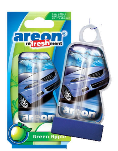 Ароматизатор подвесной гелевый  REFRESHMENT LIQUID , аромат Green apple