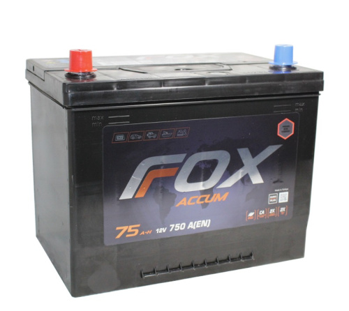 FOX Turkey ASIA 6СТ-75 Ач п.п. [д260ш175в220700А] D26R