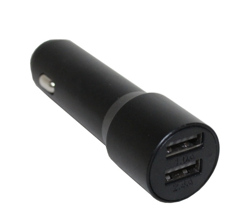 Зарядка USB в прикуриватель металл длинные