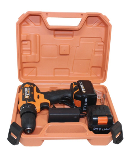 Шуруповерт дрель Vollrus 2128 F (21В, 32Нм с ударным механизмом)