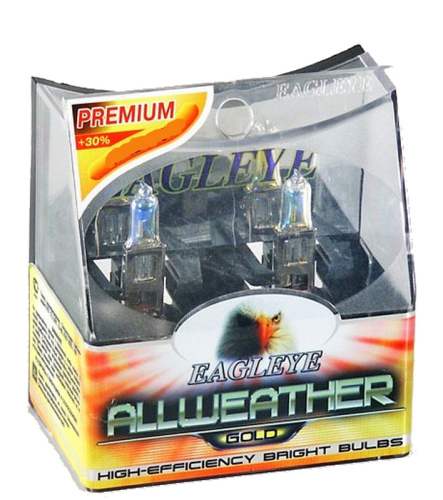 Галогеновая лампа EAGLEYE Н4 ЖЁЛТЫЕ