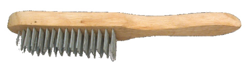 Щетка по мет с дерев.ручк
